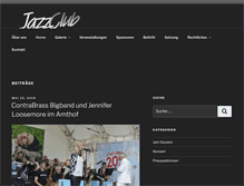 Tablet Screenshot of jazz-club-bretten.de